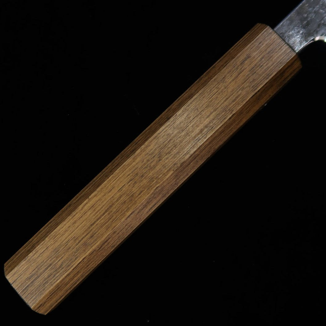 刃道HADO 墨 菜切 白紙二号 樫 拭漆黒柄 （165ｍｍ）
