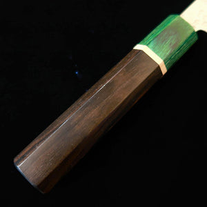 STYLE-K Makoto Kurosaki, petty Midoridzuki SGSTRIX, martillado, mango octogonal de ébano (135 mm)