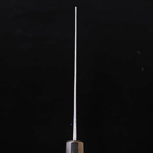 三浦MIURA 菜切 白紙二号 黒打ち 水牛朴八角柄（165mm）