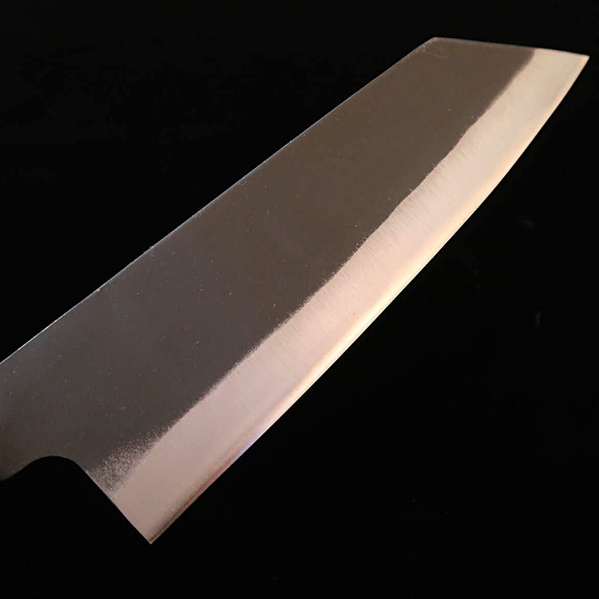 MIURA Bunka Shirogami nº2, forja negra, mango octogonal de magnolia con virola de cuerno de búfalo (165 mm)