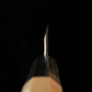 SUISIN Suisin, obra de Kenji Togashi, mi-oroshi deba, acero Shirogami nº 2, mango octogonal de magnolia, con funda (210/240 mm)