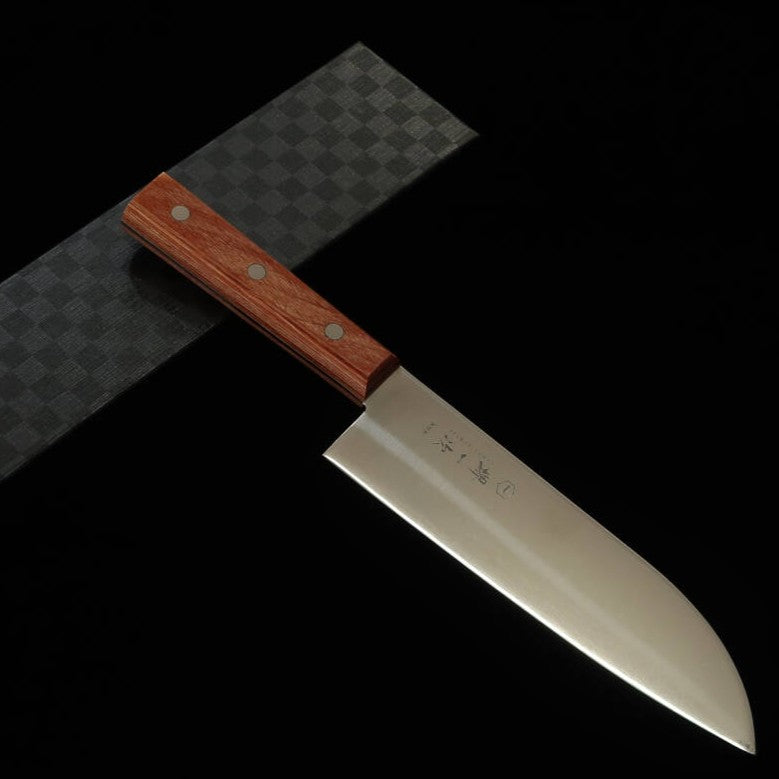 SAKAIICHIJI Santoku Stainless Steel Plywood Handle #14100 (180mm)