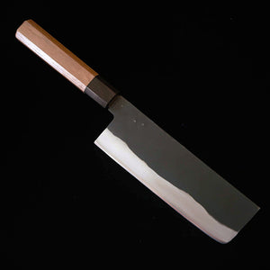 Miura MIURA Nakiri Aogami #1 acabamento preto cabo octogonal de nogueira (165 mm)