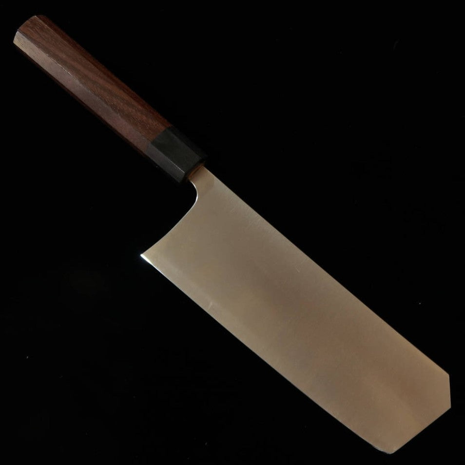 柴田崇行TAKAYUKI SHIBATA 甲鉄KOUTETSU クロマックス ボス菜切 紫檀八角柄（170mm）