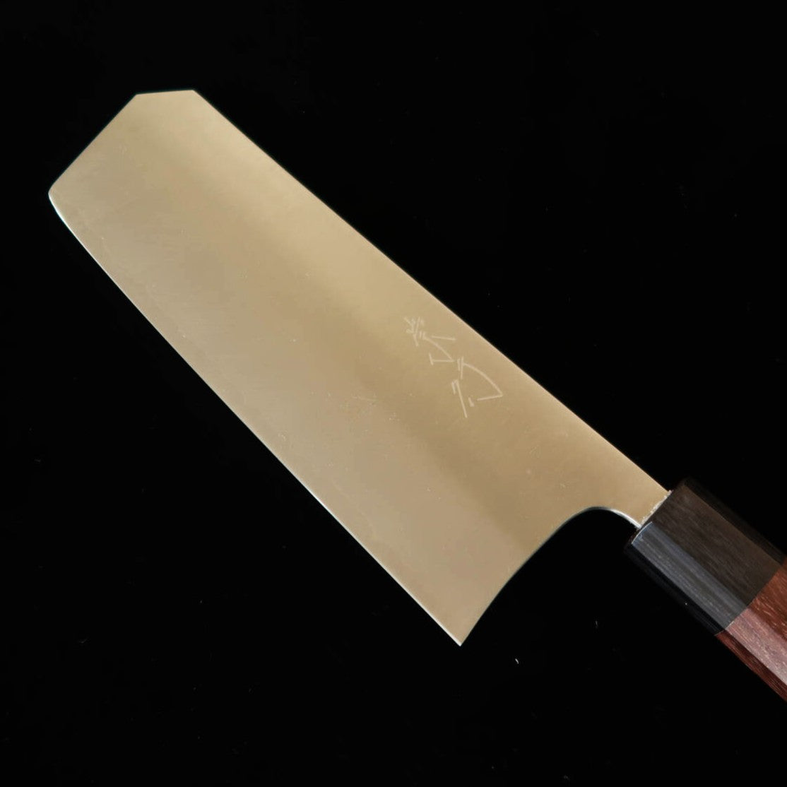 柴田崇行TAKAYUKI SHIBATA 甲鉄KOUTETSU クロマックス ボス菜切 紫檀八角柄（170mm）
