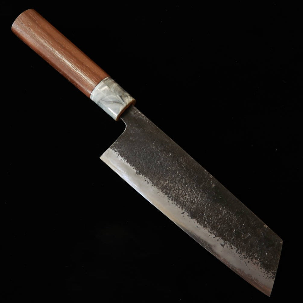 三輪刃物MIWAHAMONO 菜切文化型 青紙一号 胡桃柄（170mm）