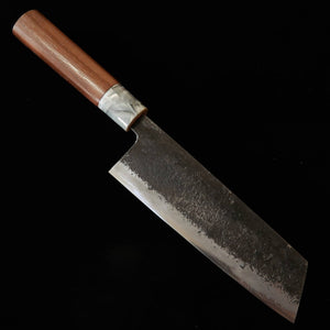 MIWAHAMONO Miwa Hamono, tipo nakiri-bunka, Aogami No.1, mango de nogal (170 mm)