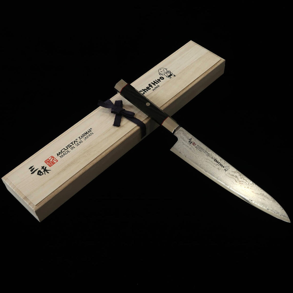 【 シェフヒロ  ✖ MCUSTA三昧】 スペシャル スプラッシュダマスカス VG10  リネンマイカルタ柄  牛刀 (210mm)