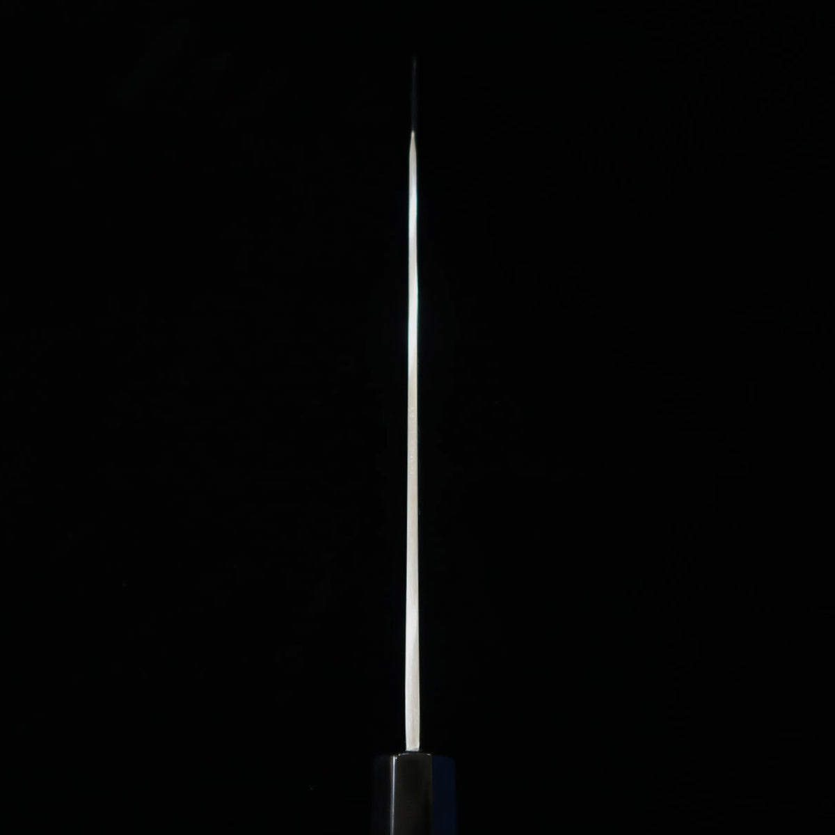 [Chef Hiro x MIURA] Kiritsuke Gyuto "Hai," Ginsan Steel, Kasumi Finish with Ebony Silver-Ring Handle (240mm)