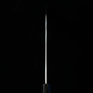 [Chef Hiro x MIURA] Kiritsuke Gyuto "Hai," Ginsan Steel, Kasumi Finish with Ebony Silver-Ring Handle (240mm)