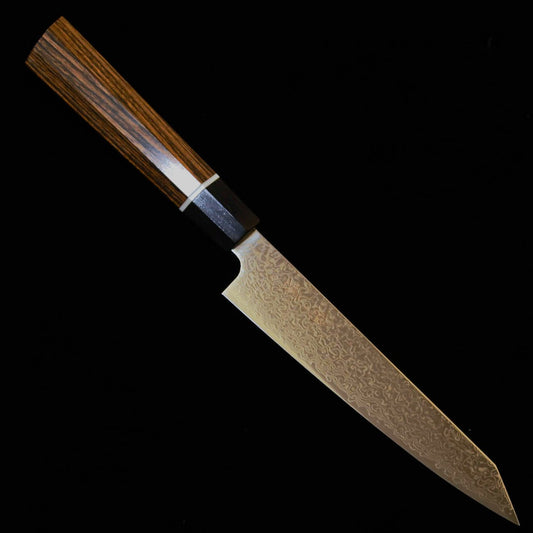 関兼次SEKIKANETSUGU 瑞雲 ZUIUN ペティ SG2 ダマスカス 積層強化七角柄（150mm）