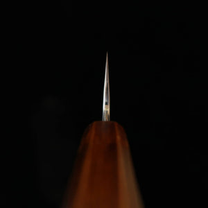 KAGEKIYO 景清 Ao-ichi-gō (acero azul #1) damasco, wa-gyuto negro lacado (210 mm/240 mm)