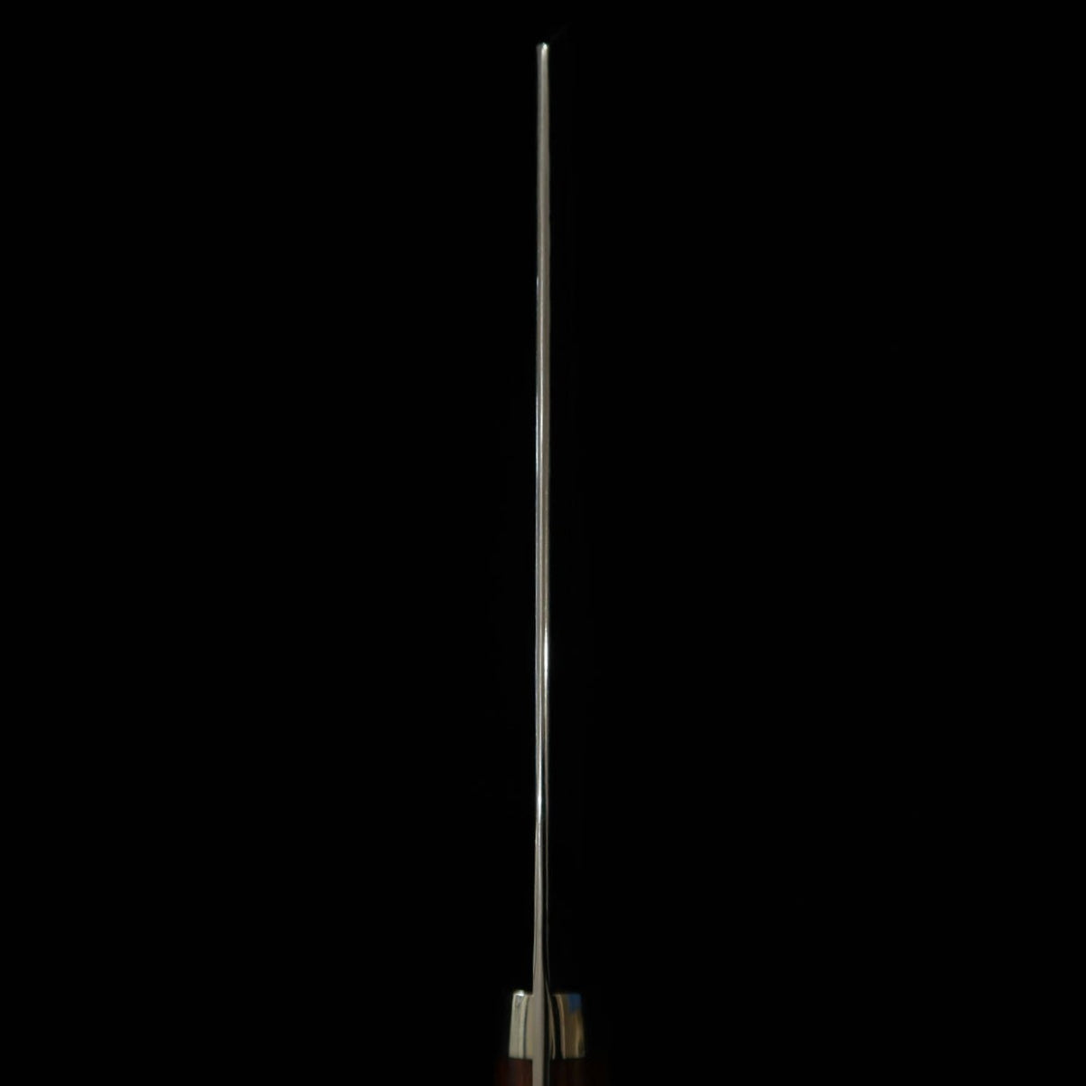 二唐刃物鍛錬所NIGARA  切付菜切 SG2 黒打 槌目 アイアンウッドハンドル（180mm）