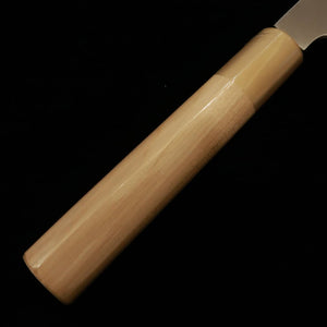 酔心 SUISIN Acier blanc n°2, Yanagiba forme Ken, manche en bois de houx et châtaignier (240-300 mm)