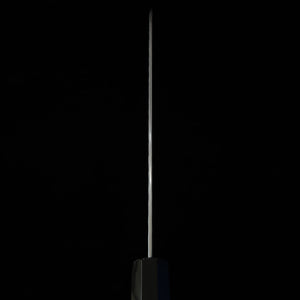 二唐刃物鍛造所NIGARA 青紙スーパー 磨き槌目 牛刀 チーク八角柄 （210/240mm）