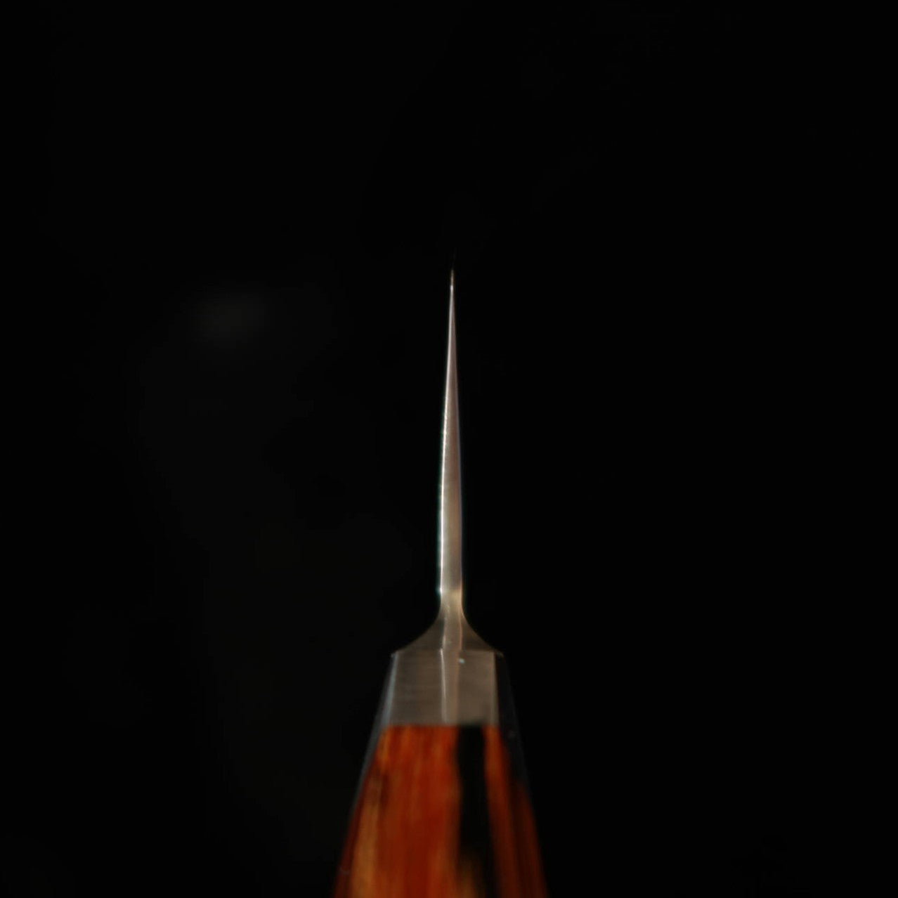 涼風 菜切 粉末ハイス鋼 鎚目 ダマスカス 積層強化合板柄（165mm）