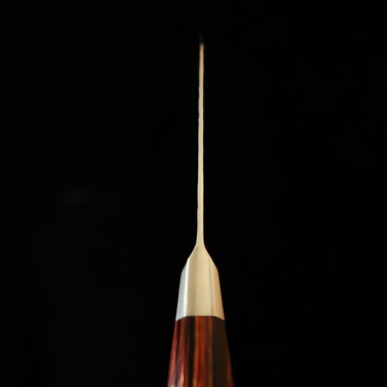 涼風 三徳 粉末ハイス鋼 鎚目 ダマスカス 積層強化合板柄（180mm）