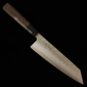 HATSUKOKORO « Hatsukokoro » Ginrei acier Gin3, finition nashiji, Bunka, manche en wengé (150 mm)