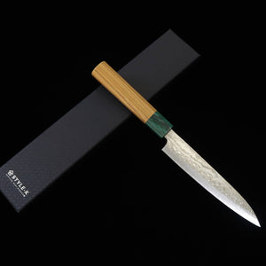 STYLE-K Masakazu Kurosaki - Kodama - Petty VG10W Damasco mango de olmo japonés (150 mm)