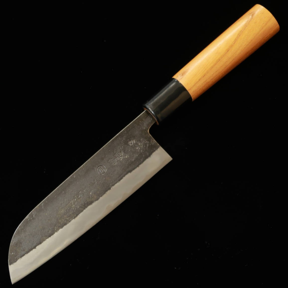 MIWAHAMONO Miwahamono mini santoku acero azul nº1, mango de olmo japonés (135 mm)