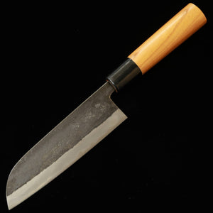 MIWAHAMONO Miwahamono mini santoku acero azul nº1, mango de olmo japonés (135 mm)
