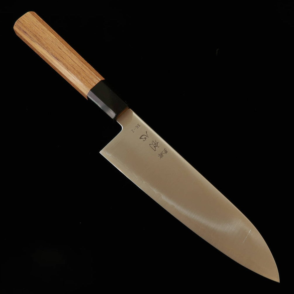 Hatsukokoro Hayabusa Santoku SG2 Teak Handle (180mm)