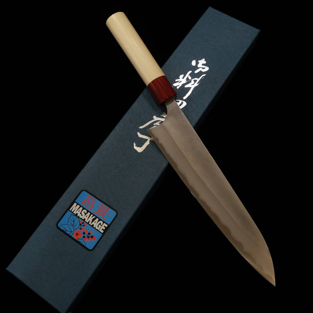 昌景 MASAKAGE 雪 牛刀 白紙二号 割り込み  (210/240mm)