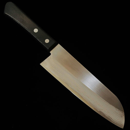 三浦MIURA 三徳 DPゴールド ダマスカス 黒合板柄（170ｍｍ）