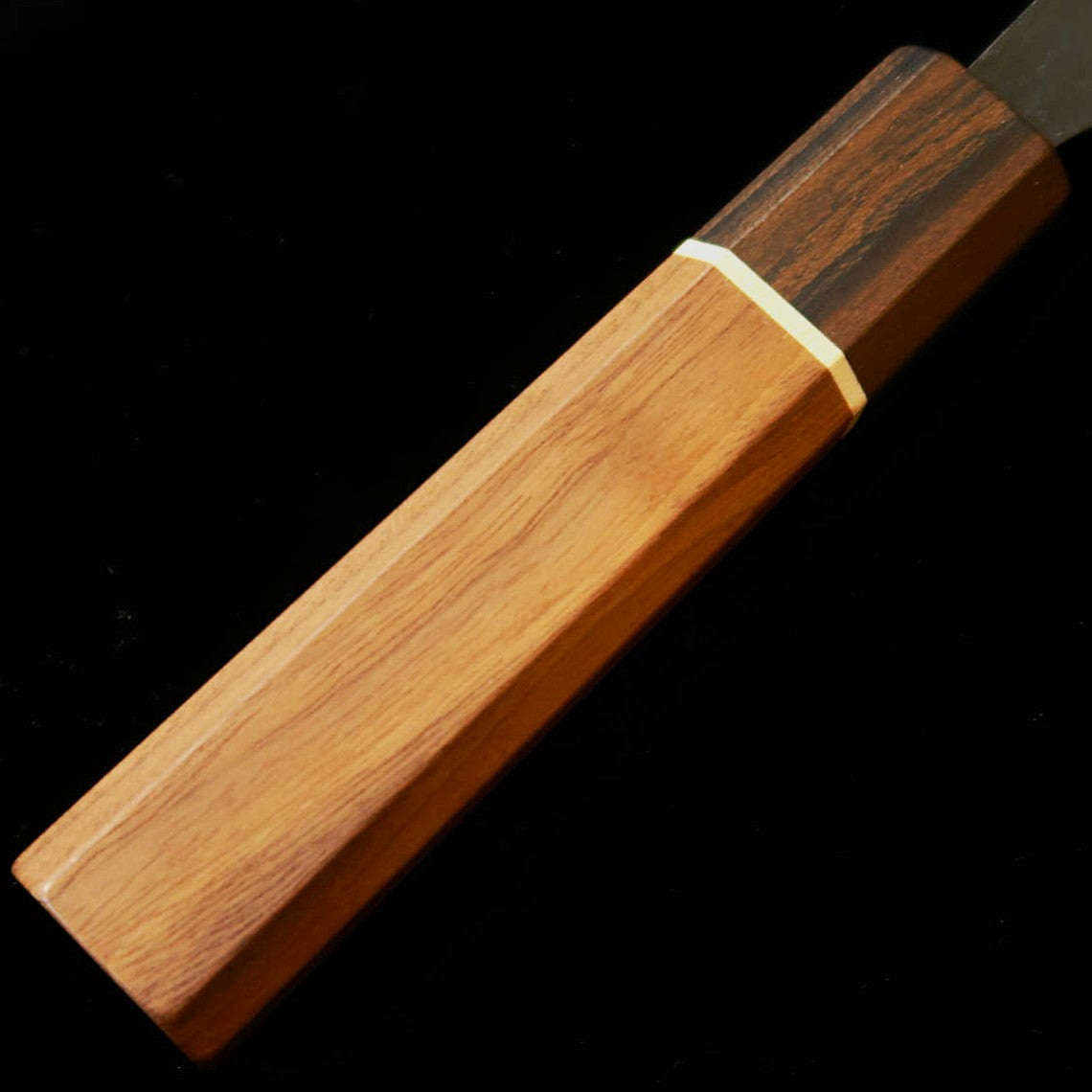 三浦MIURA 万能小包丁 白紙二号 黒打 SGW八角柄 （105ｍｍ）