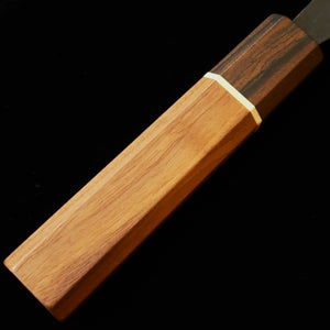 MIURA Petit couteau universel Acier Shirogami n°2 Finition kuro-uchi Manche octogonal SGW (105 mm)