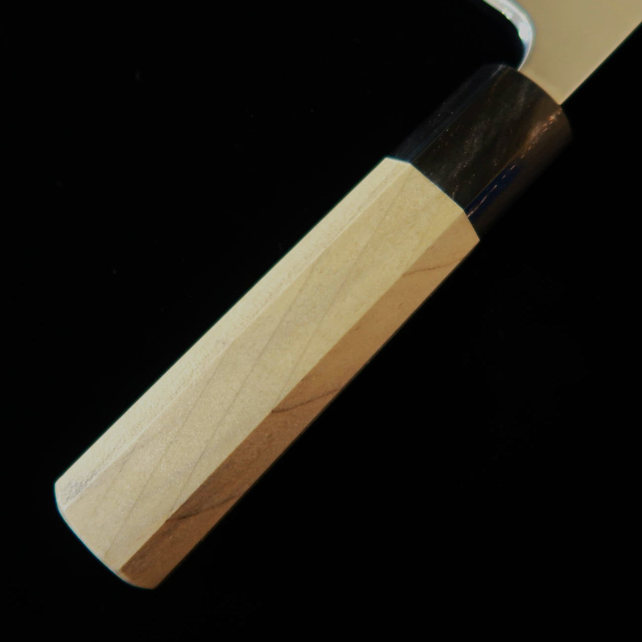 三浦MIURA　出刃　左利き用　銀三　水牛朴八角柄　（150ｍｍ）