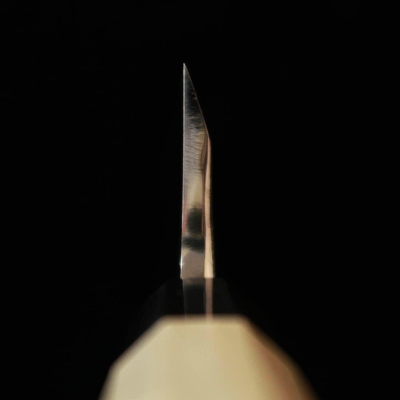 三浦MIURA　出刃　左利き用　銀三　水牛朴八角柄　（150ｍｍ）