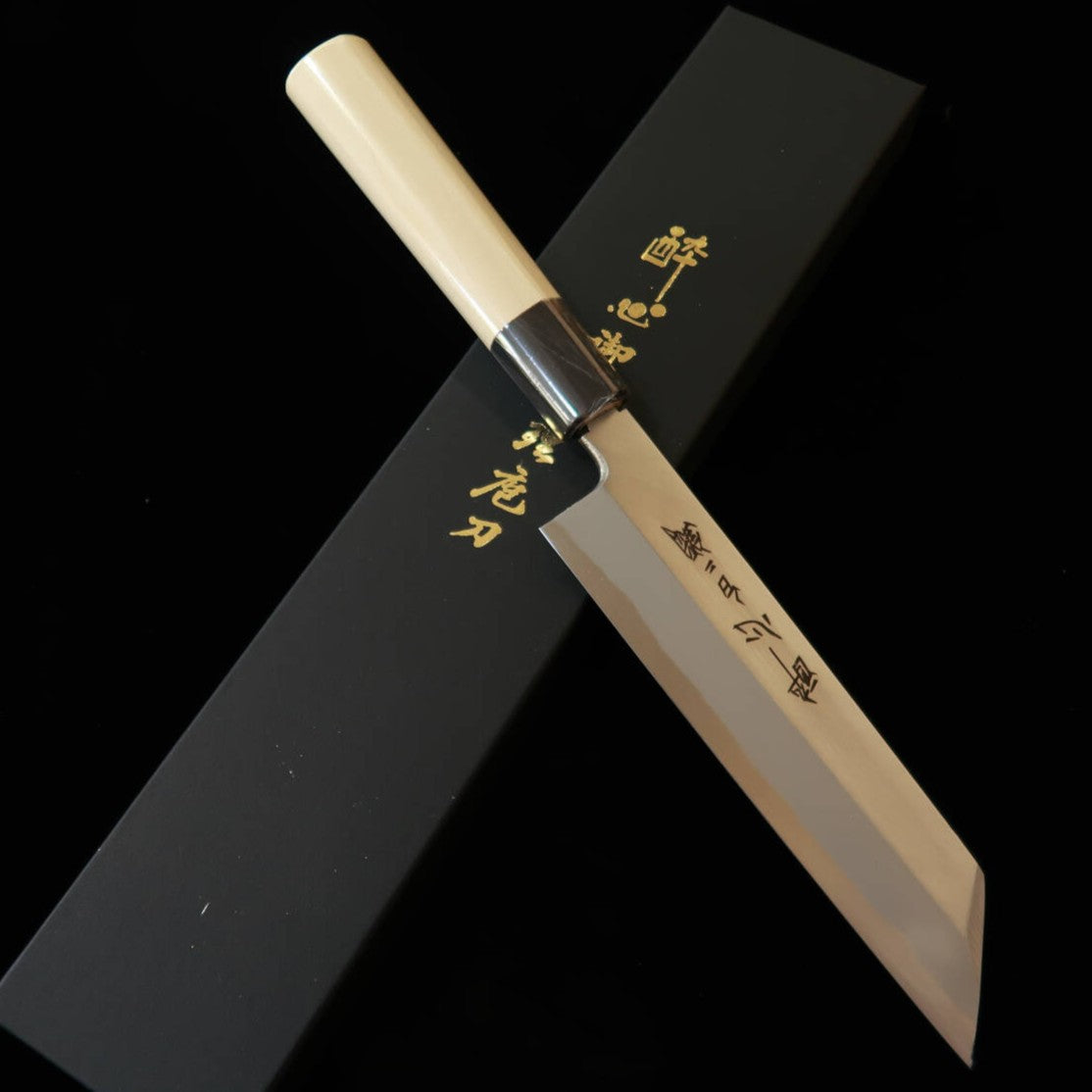 酔心SUISIN ムキモノ 白紙二号 霞 朴栗型柄（180mm）