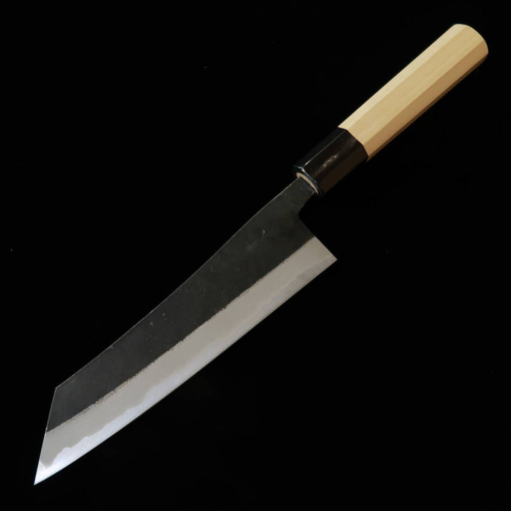 Ishiduchi ISHIDUCHI Bunka aço azul, preto forjado, cabo octogonal de magnólia (180 mm)