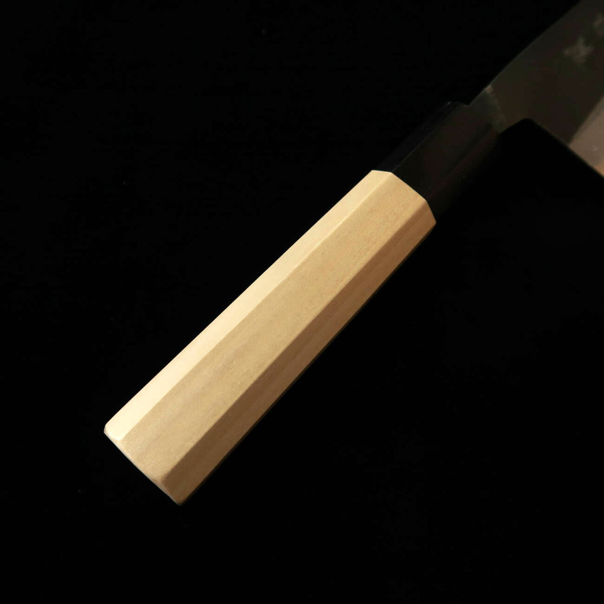 Ishiduchi ISHIDUCHI Bunka aço azul, preto forjado, cabo octogonal de magnólia (180 mm)