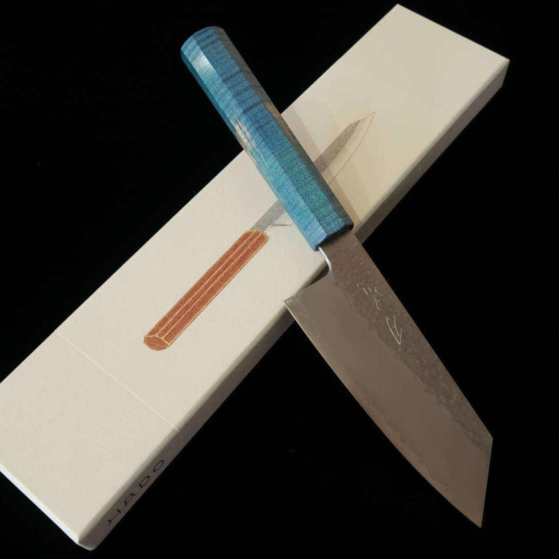 刃道 HADO 潮騒  VG10 鎚目 スタビライズウッドハンドル 小文化 (135mm)