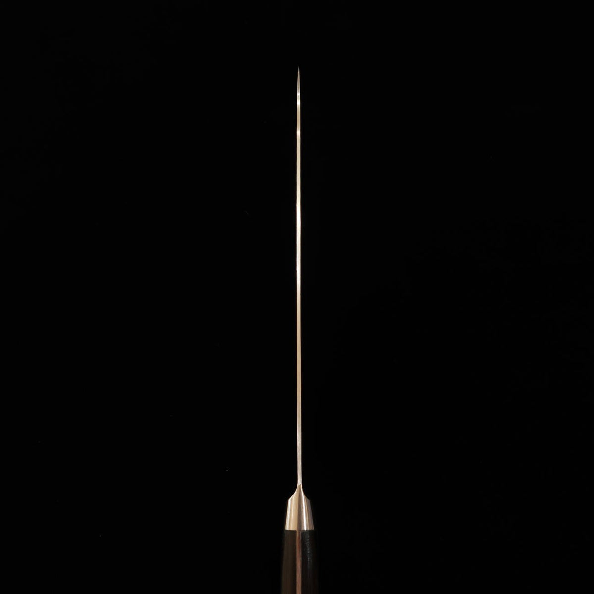 Miura MIURA Gyuto VG10 Or, martelé, manche en contreplaqué noir (210 mm)