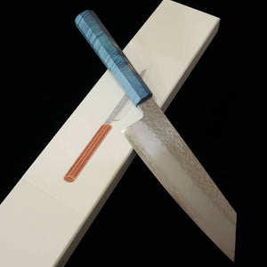 HADO Hado, serie Shiosai, VG10, martilleado, mango de madera estabilizada, bunka (180 mm)