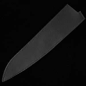 YOKU leatherworks Funda de cuero para cuchillo, para gyuto, negro / azul marino / camel (240 mm)
