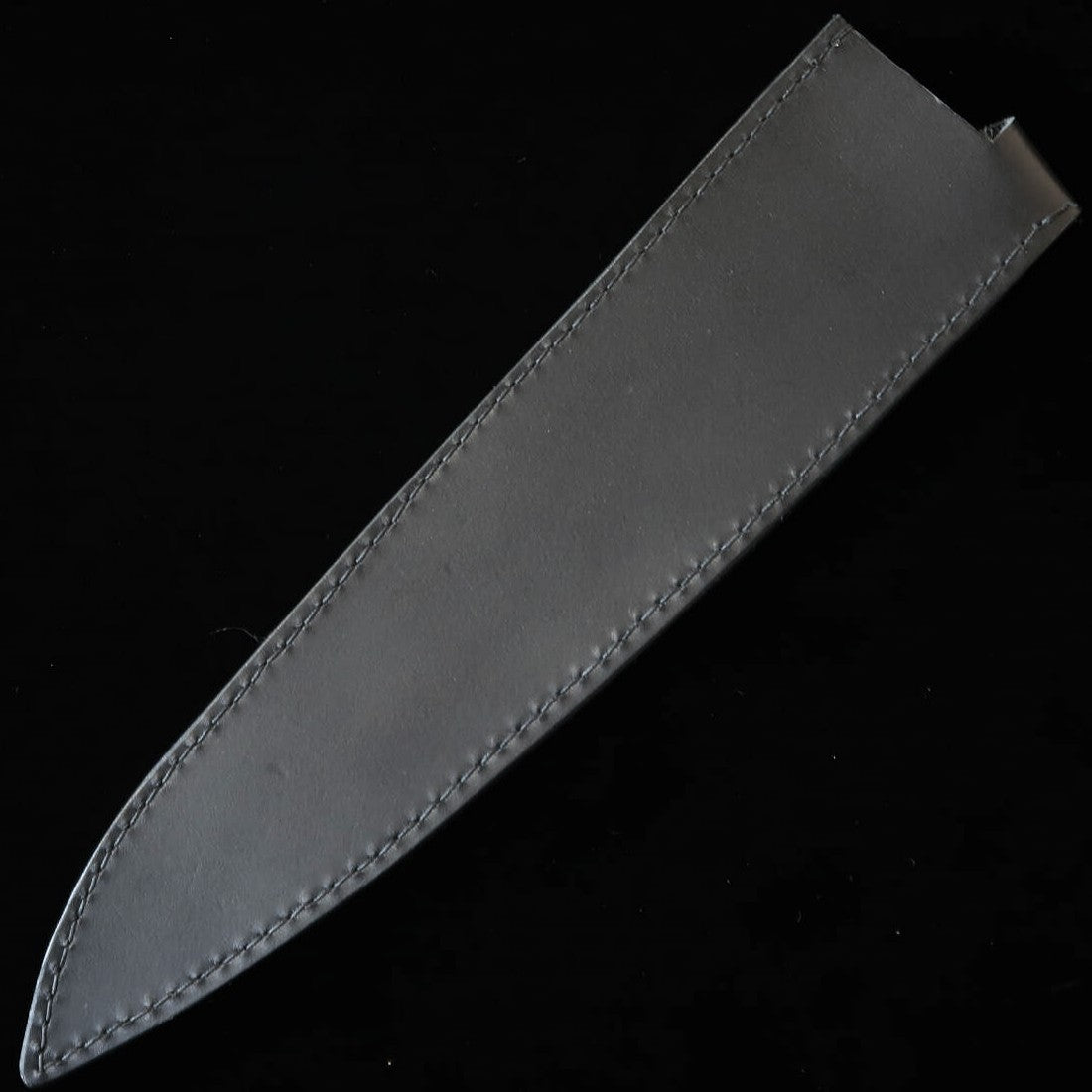 YOKU Leatherworks Leather Knife Sheath for Gyuto Knives, Black/Navy/Camel (210mm)