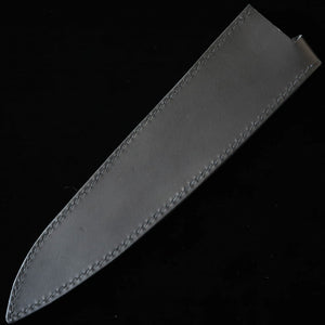 YOKU leatherworks funda de cuero para cuchillo gyuto negra/marina/camel (210 mm)