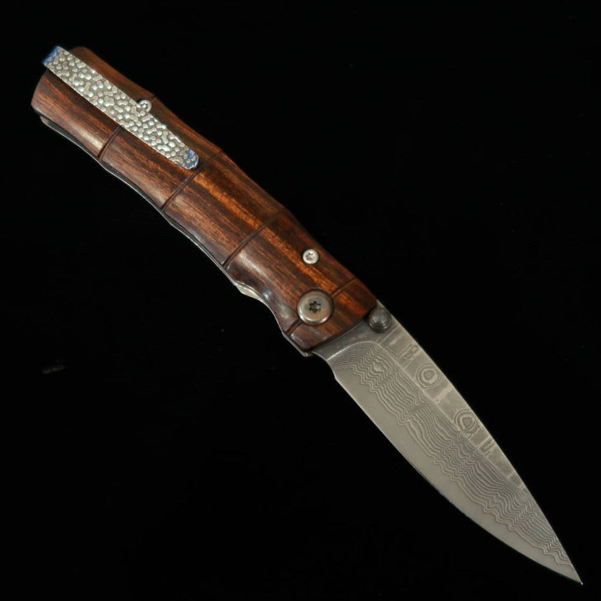 Canivete Mcusta Shinra Emotion Series Damasco VG-10 Ironwood (71mm)