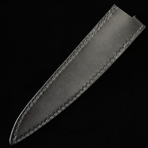 YOKU leatherworks funda de cuero para cuchillo petti, negro / azul marino / camel (150 mm)