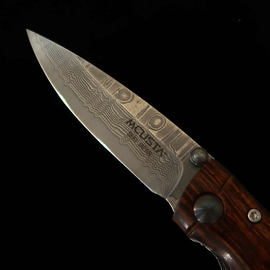Canivete Mcusta Shinra Emotion Series Damasco VG-10 Ironwood (71mm)