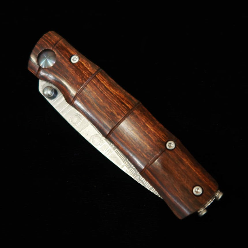 Canivete Mcusta Shinra Emotion Series Damasco VG-10 Ironwood (71mm)
