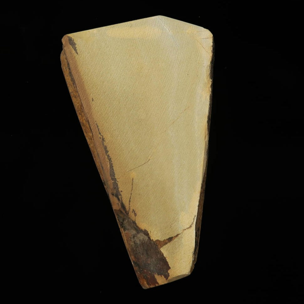 天然砥石　中山　畑中時代　コッパ　手切り（90×130×24mm）