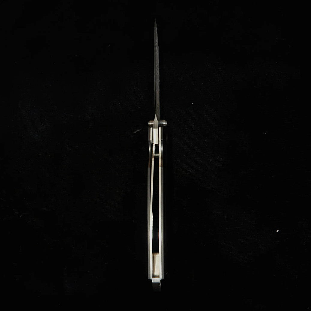 MCUSTA Shinra Emotion Series Hammered, Damascus Black Pakkawood Handle, VG-10, MC-0079DP (71mm)