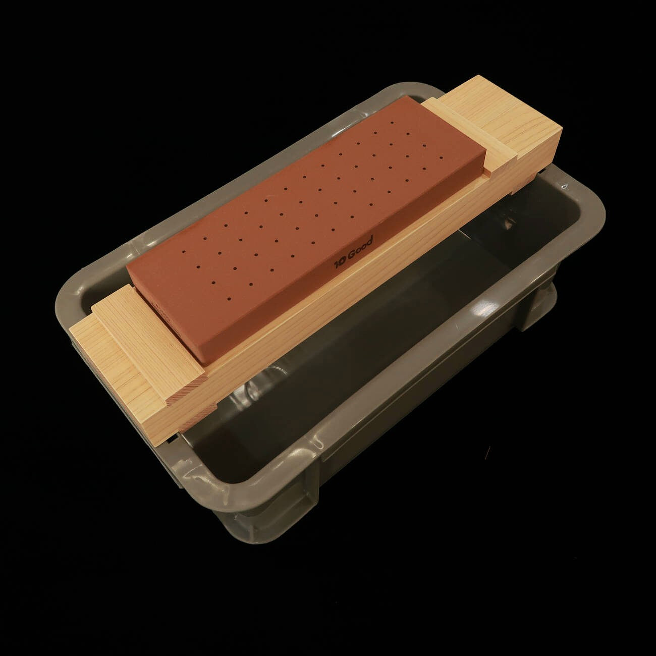 10Good by King Whetstone 5-Piece Set (Medium Whetstone #1000)