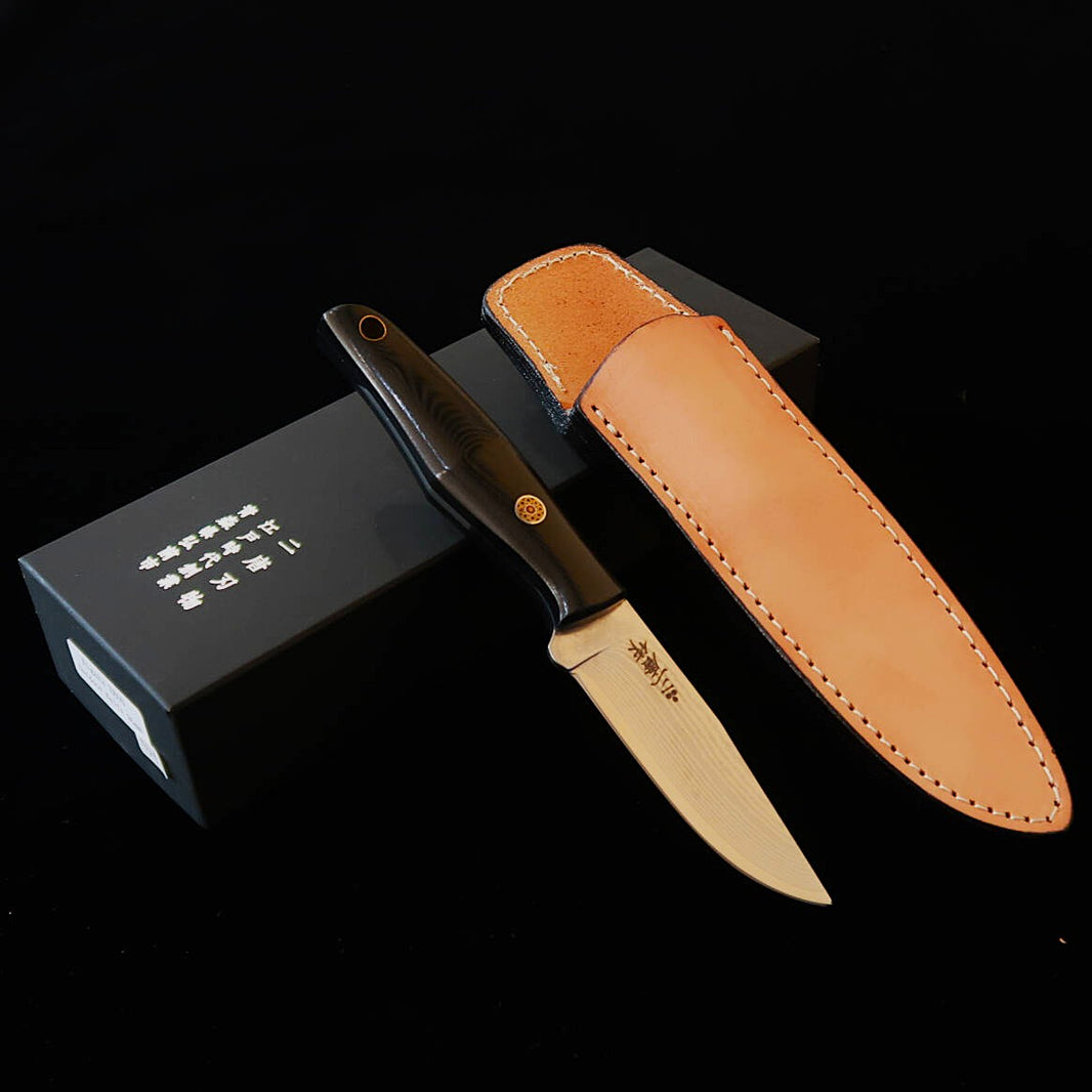 NIGARA Exos G10 Handle Sheath Knife (85mm)