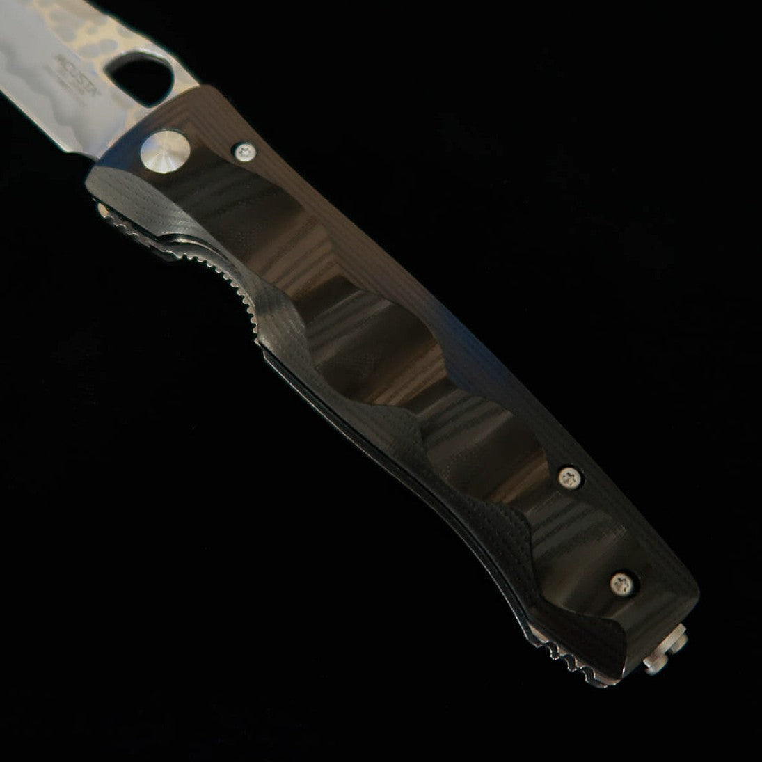 MCUSTA ELITE – Elite Black Micarta SPG2 MC-0121G (94 mm)